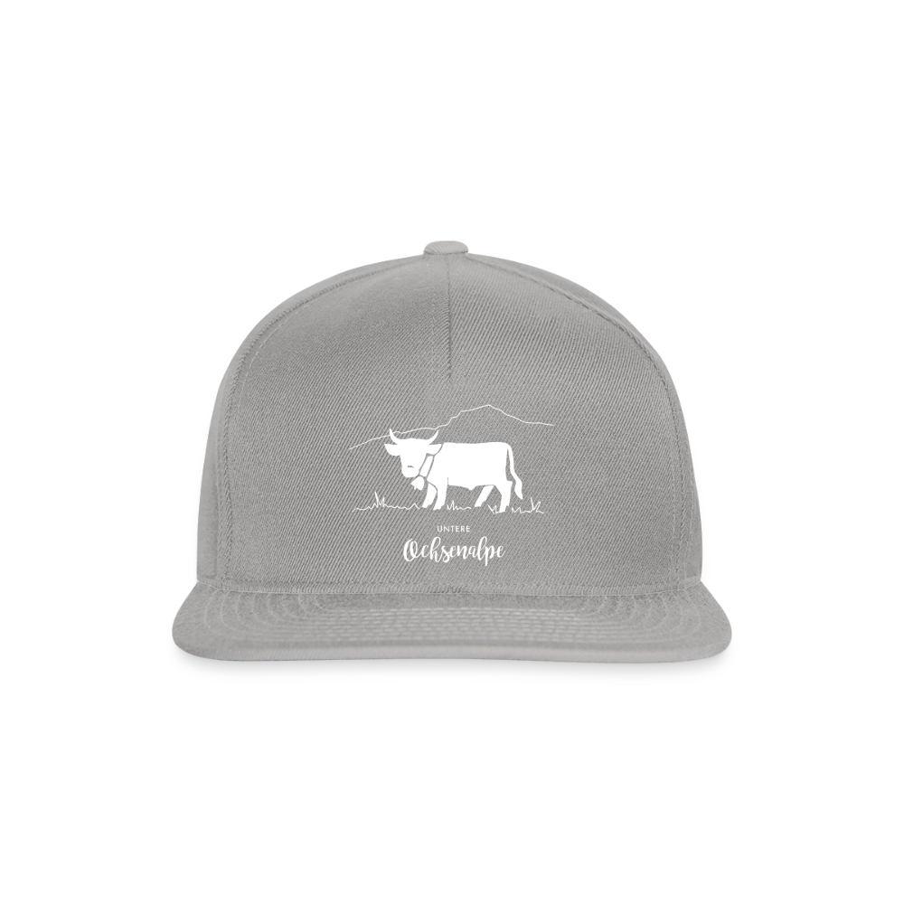 Snapback Cap | Untere Ochsenalpe - Graphit/Graphit