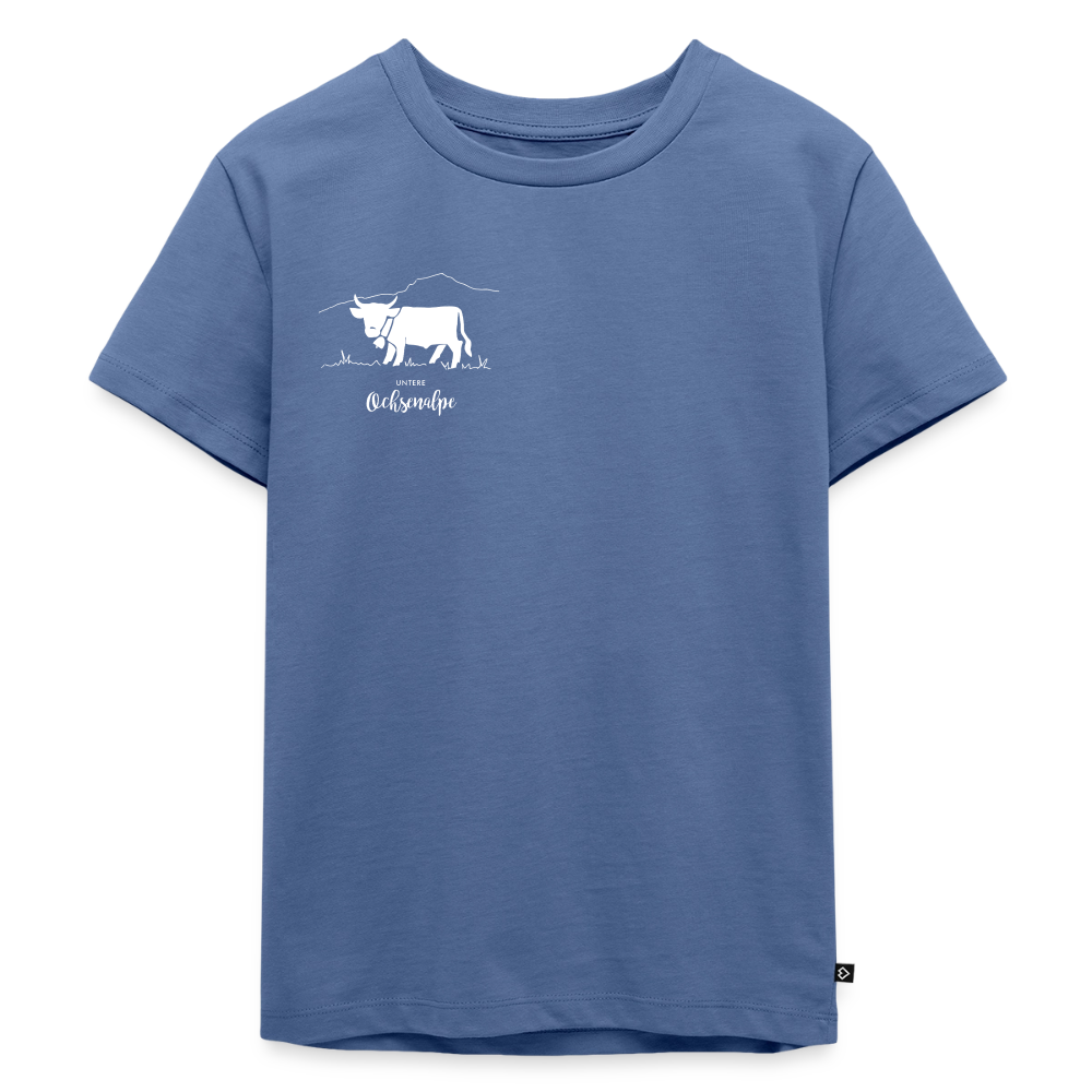 Kinder Premium T-Shirt | Untere Ochsenalpe - Taubenblau