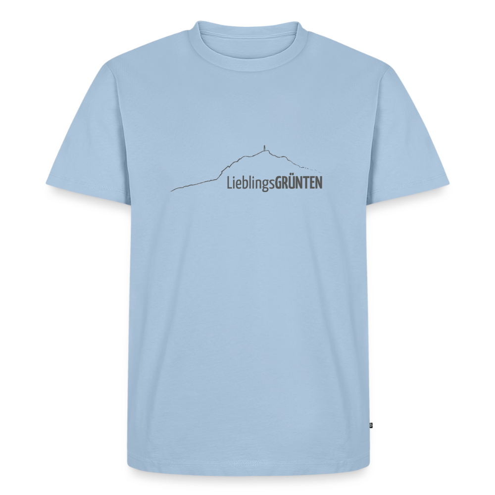Männer Premium T-Shirt | LieblingsGRÜNTEN - Hellblau