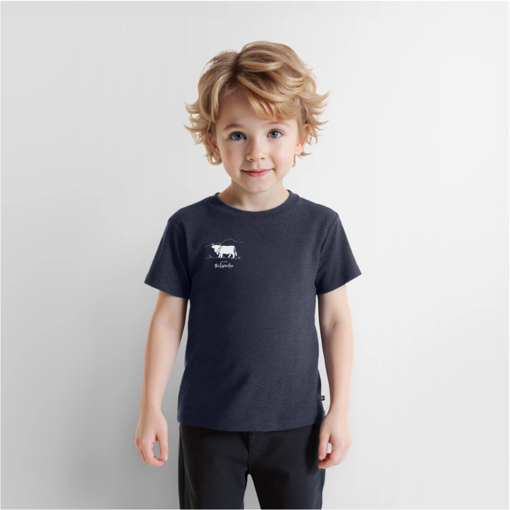 Kinder Premium T-Shirt | Untere Ochsenalpe - Jeansblau 
