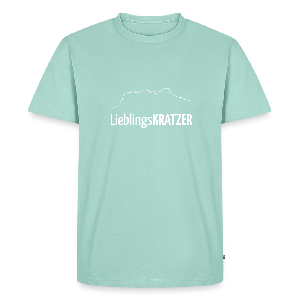 Männer Premium T-Shirt | LieblingsKRATZER - Mint 