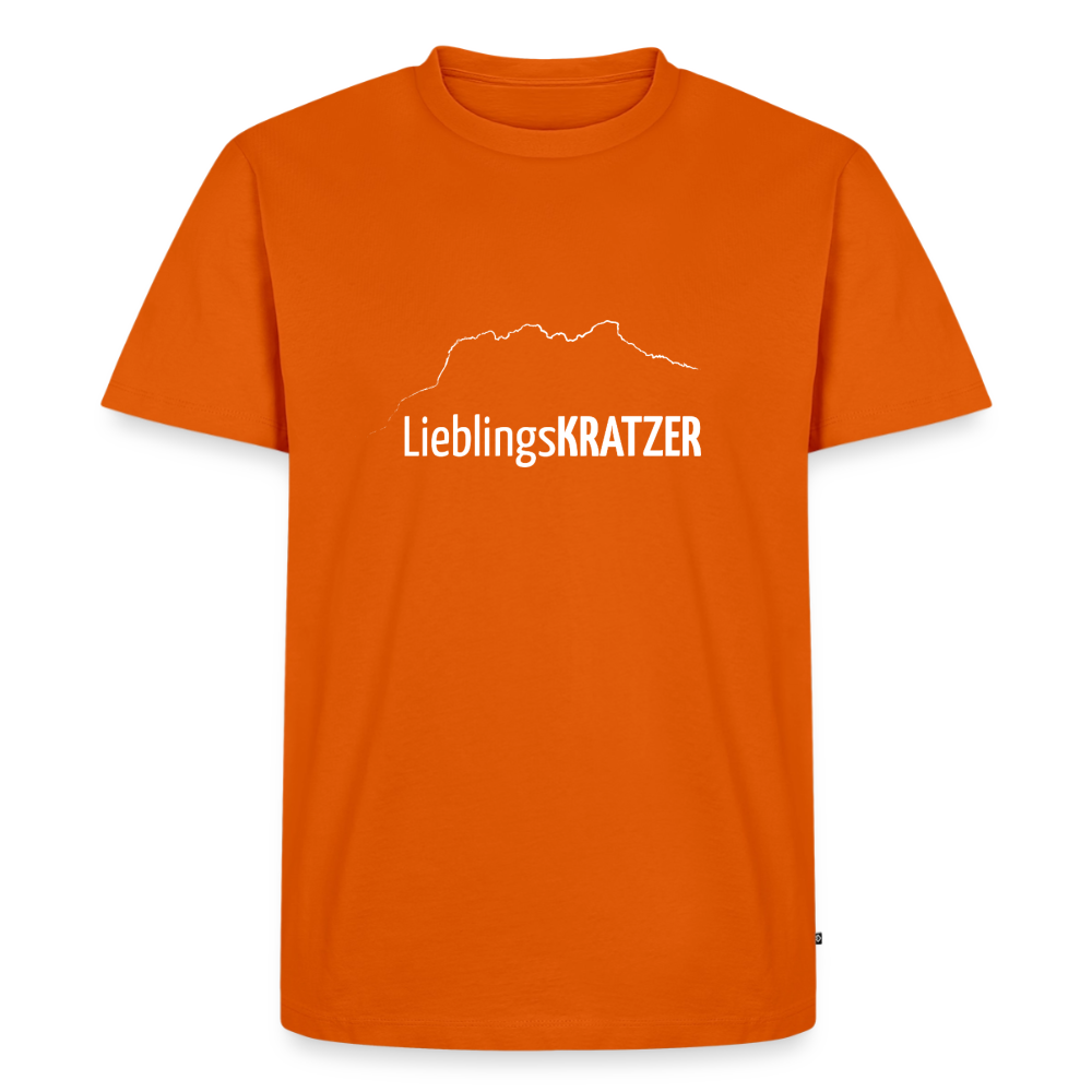 Männer Premium T-Shirt | LieblingsKRATZER - Orange 
