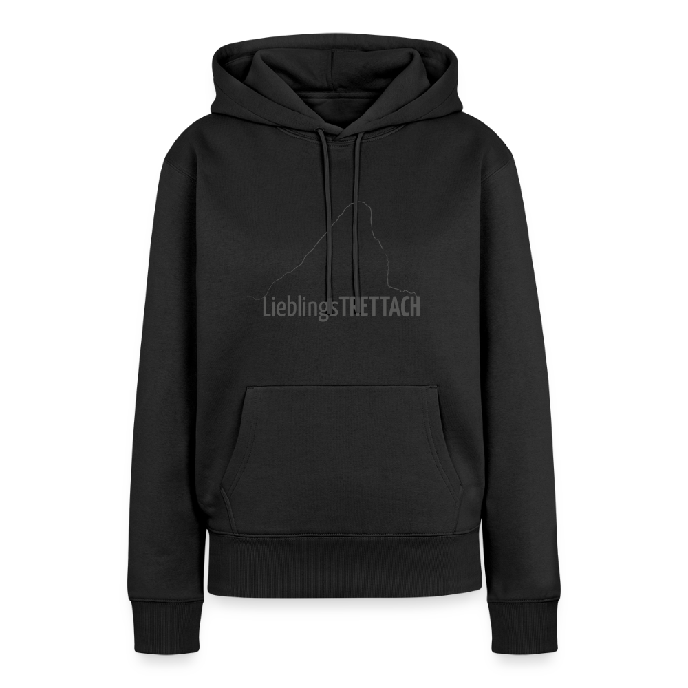 Frauen Premium Hoodie | LieblingsTRETTACH - Schwarz