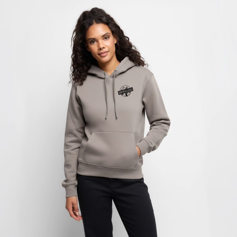Frauen Premium Hoodie | OBERALLGÄU - Taupe