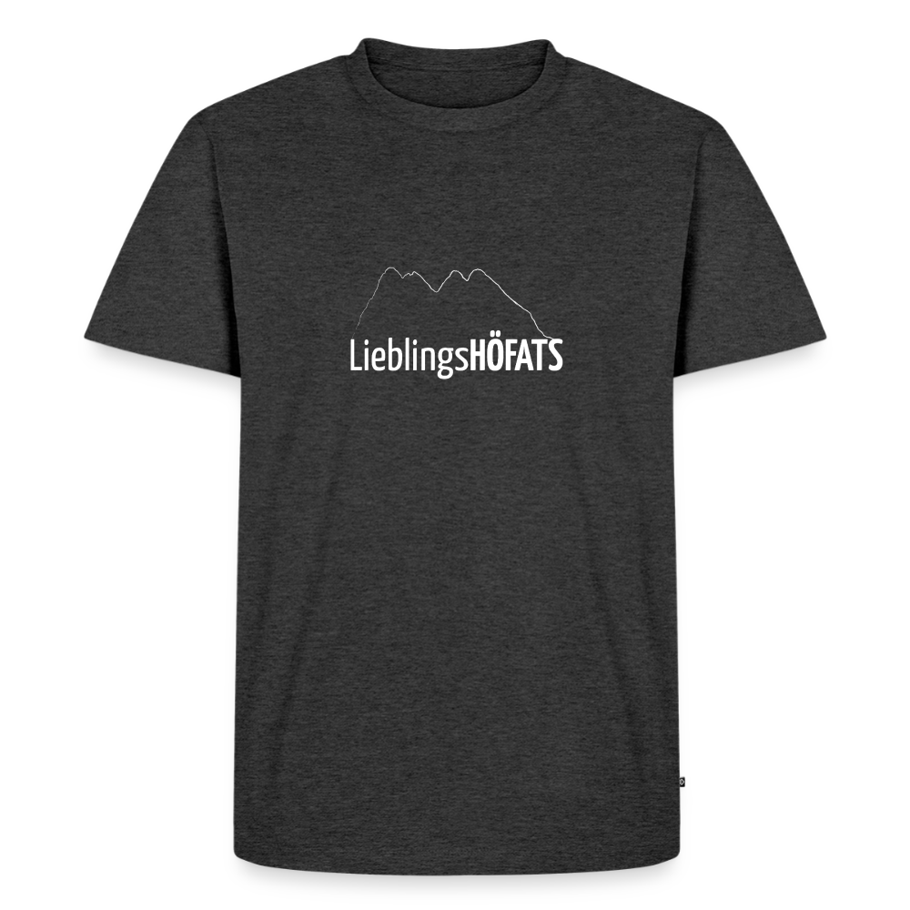 Männer Premium T-Shirt | LieblingsHÖFATS - Anthrazit meliert