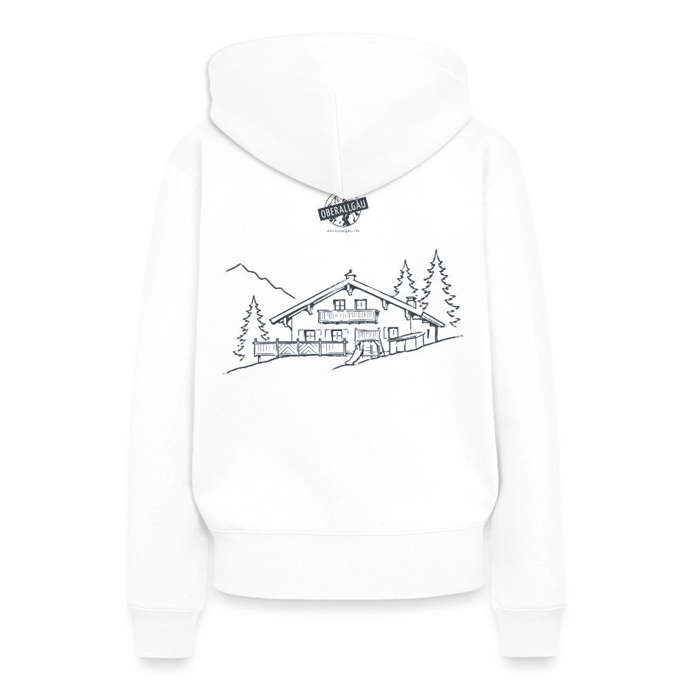 Frauen Premium Hoodie | Untere Ochsenalpe - Weiß