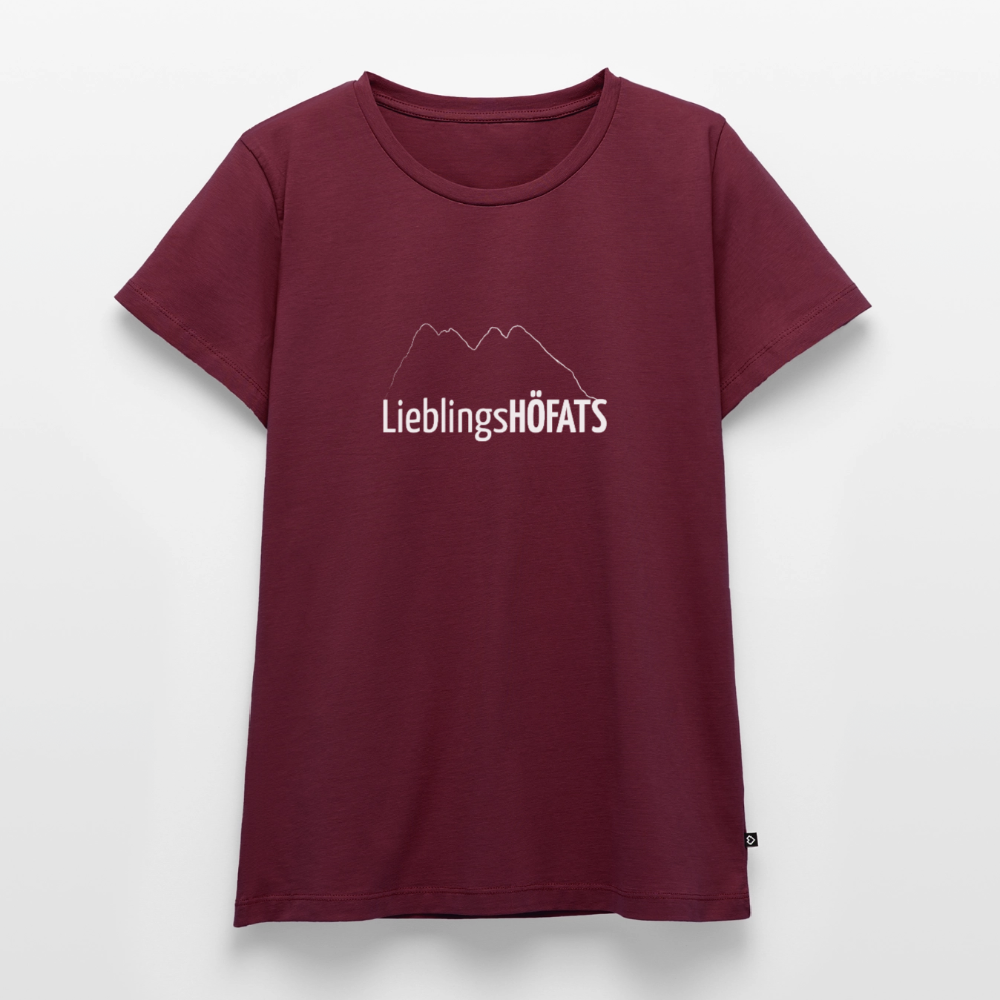 Frauen Premium T-Shirt | LieblingsHÖFATS - Burgunderrot