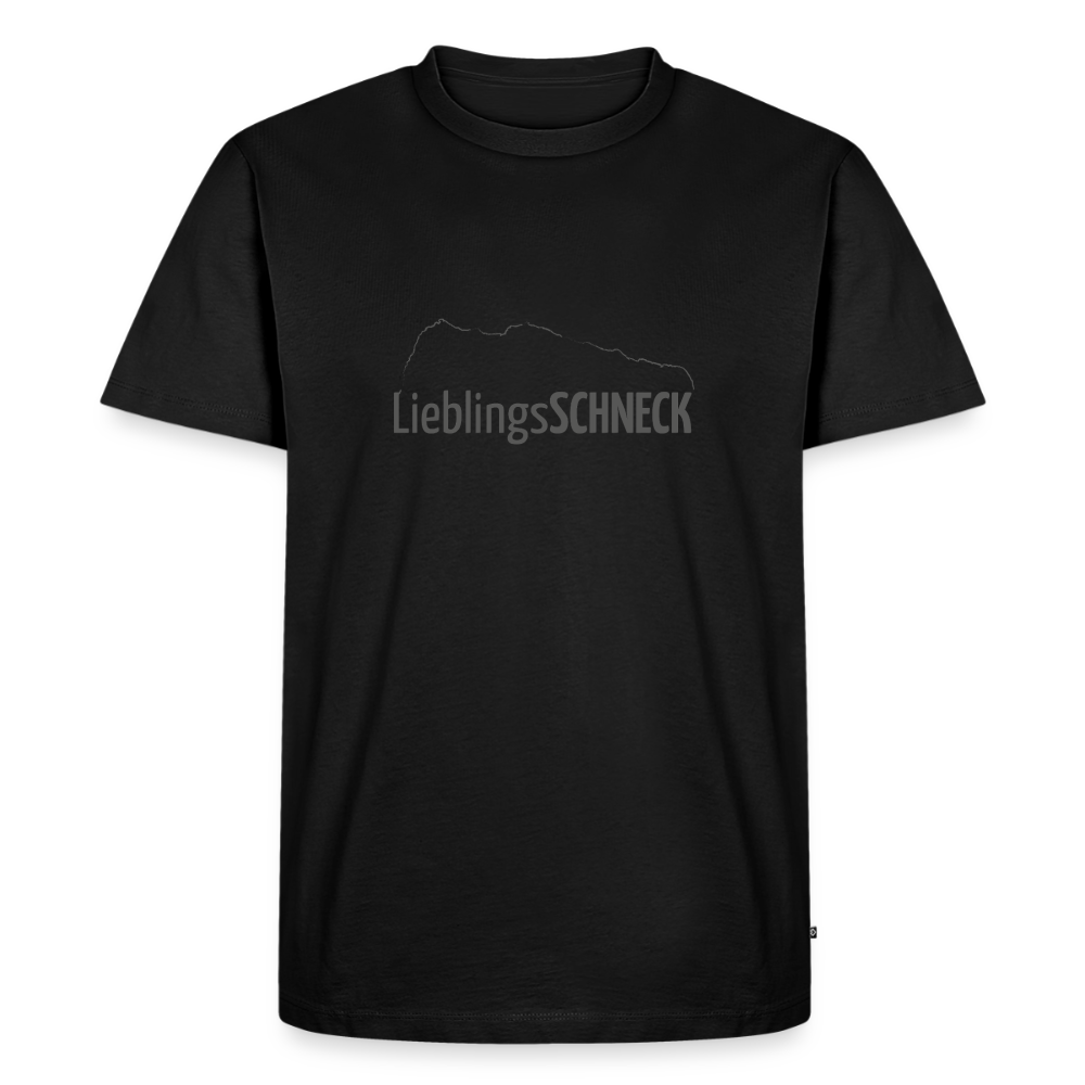 Männer Premium T-Shirt | LieblingsSCHNECK - Schwarz