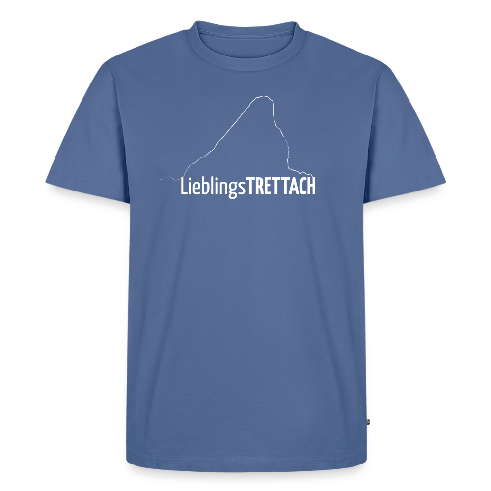 Männer Premium T-Shirt | LieblingsTRETTACH - Taubenblau
