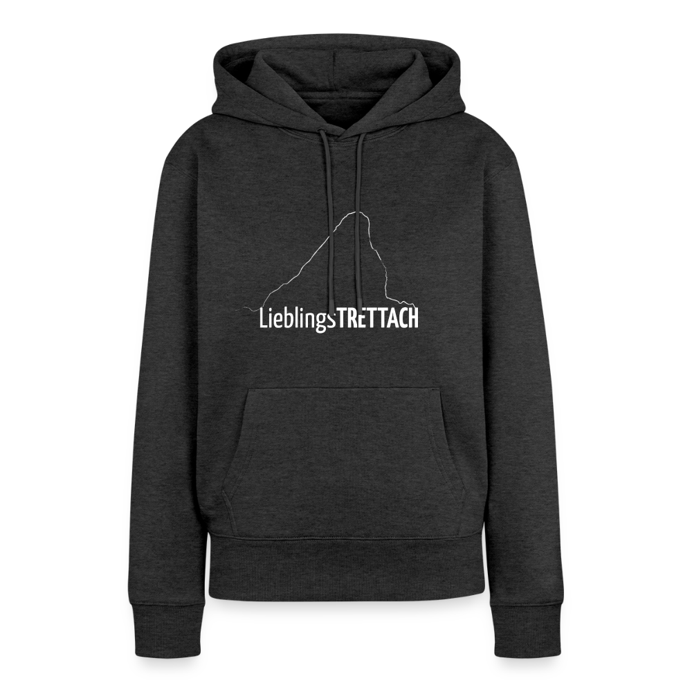 Frauen Premium Hoodie | LieblingsTRETTACH - Anthrazit meliert