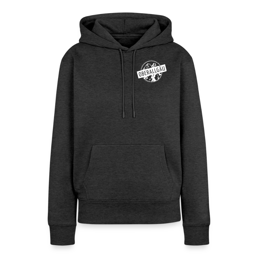 Frauen Premium Hoodie | OBERALLGÄU - Anthrazit meliert