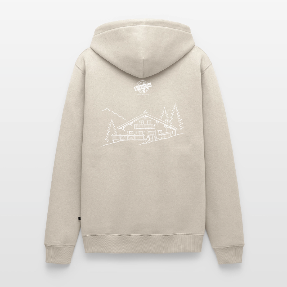 Männer Premium Hoodie | Untere Ochsenalpe - Beige