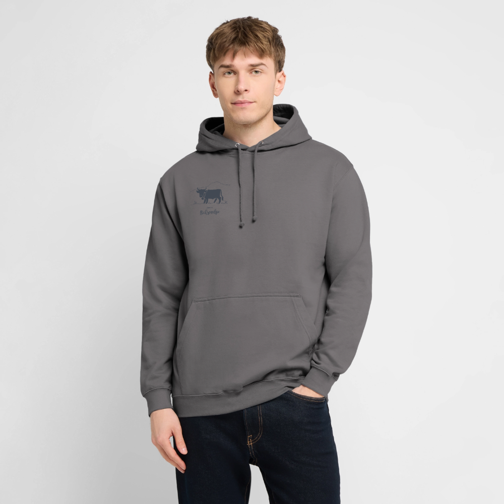 Unisex Hoodie | Untere Ochsenalpe - Mittelgrau