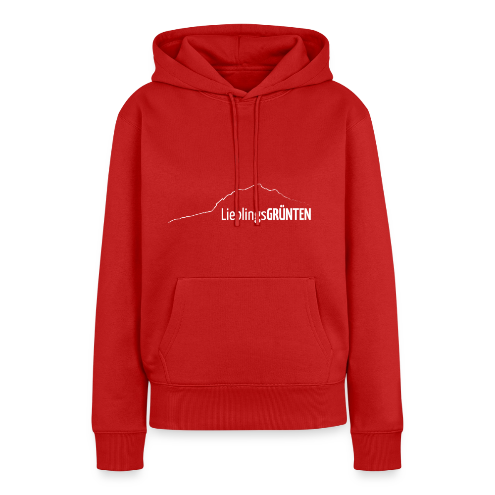 Frauen Premium Hoodie | LieblingsGRÜNTEN - Rot