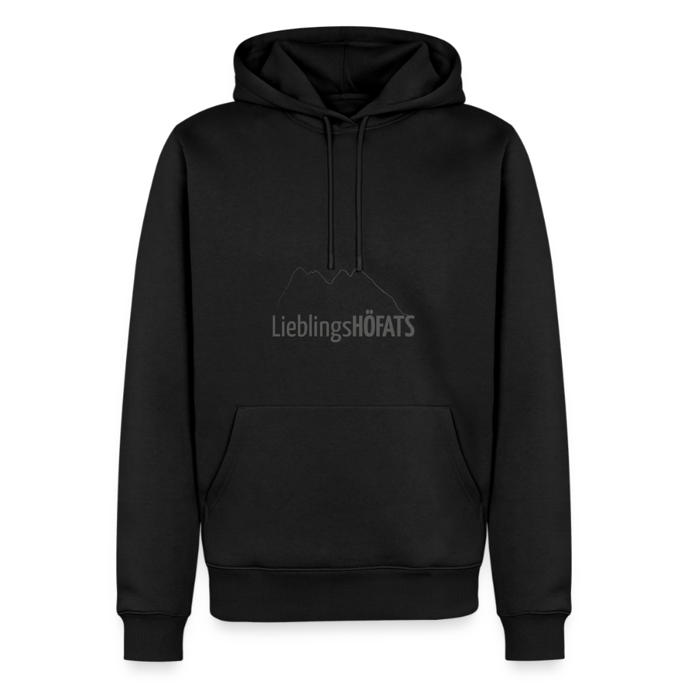 Männer Premium Hoodie | LieblingsHÖFATS - Schwarz