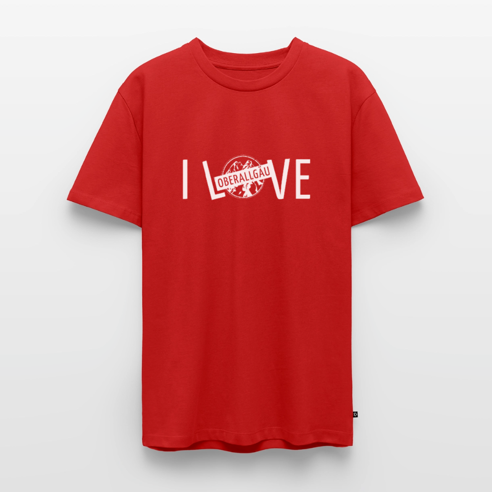 Männer Premium T-Shirt | I LOVE - Rot