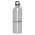Trinkflasche mit Karabiner 750 ml | LieblingsHÖFATS - Lightsilver
