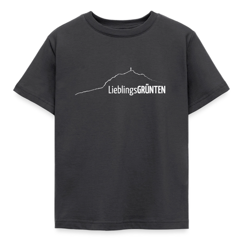Kinder T-Shirt | LieblingsGRÜNTEN - Dunkelgrau