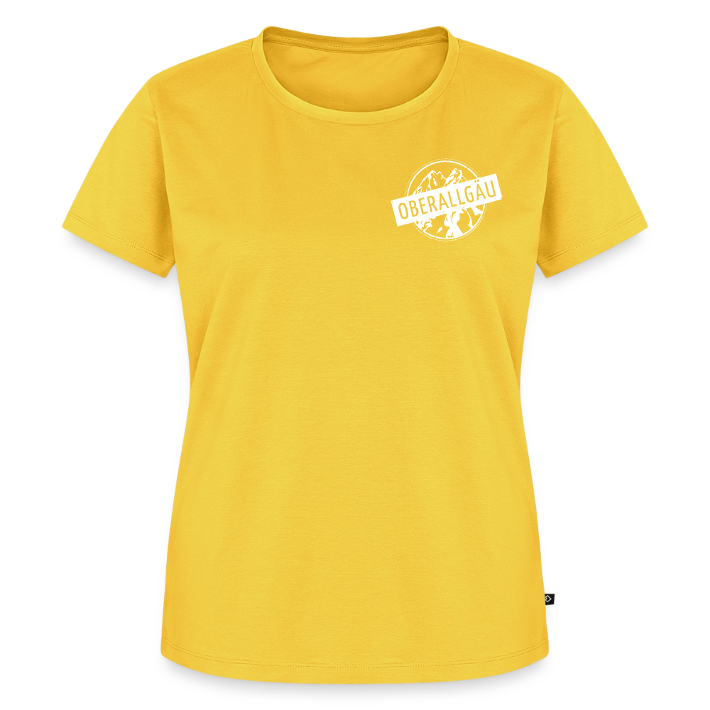 Frauen Premium T-Shirt | OBERALLGÄU - Sonnengelb