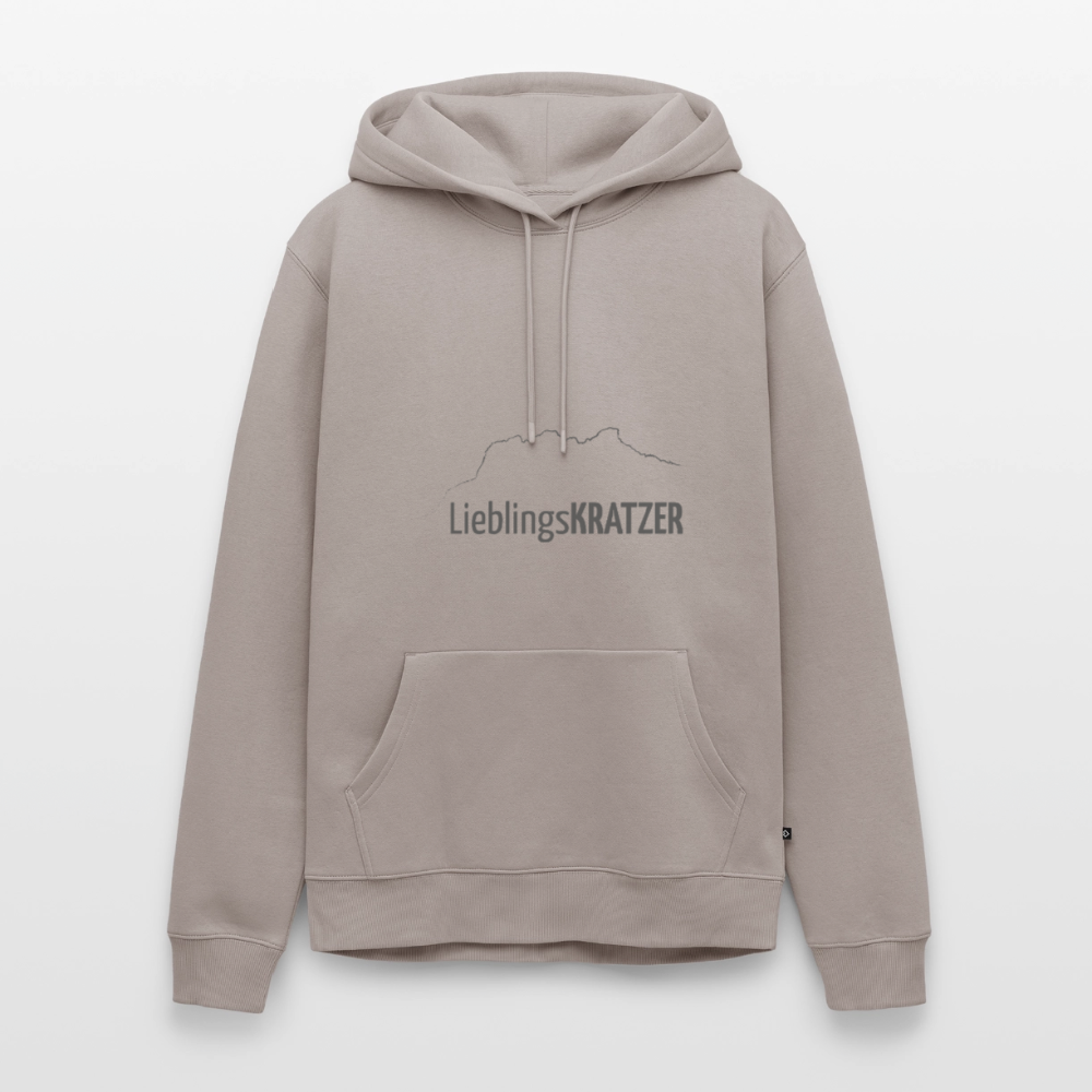 Männer Premium Hoodie | LieblingsKRATZER - Taupe