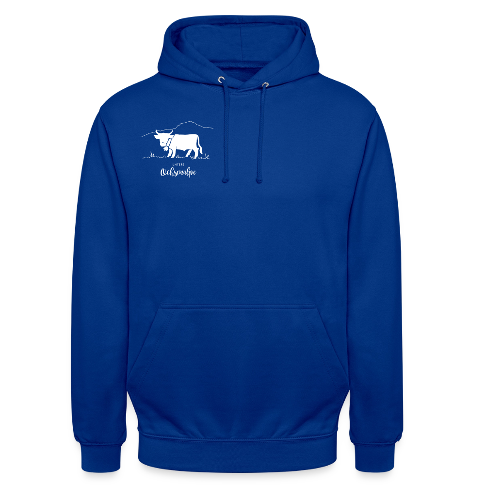 Unisex Hoodie | Untere Ochsenalpe - Royalblau
