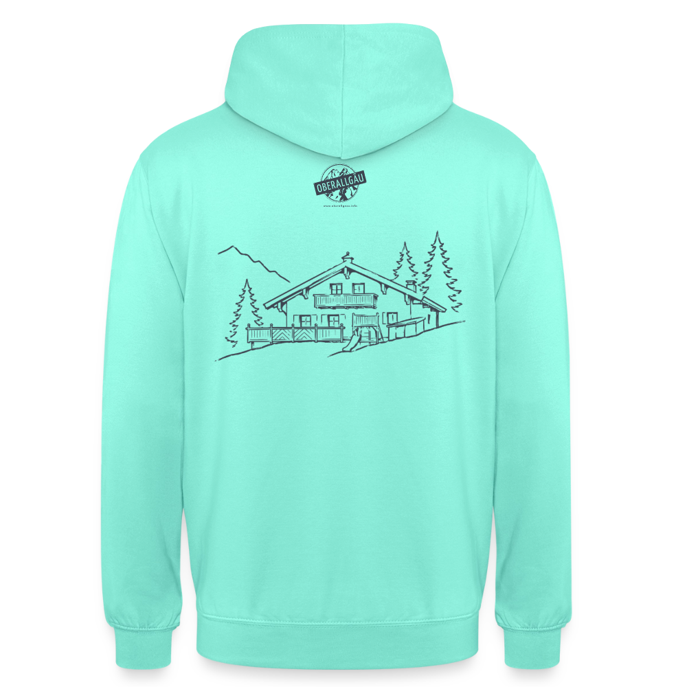 Unisex Hoodie | Untere Ochsenalpe - Mint