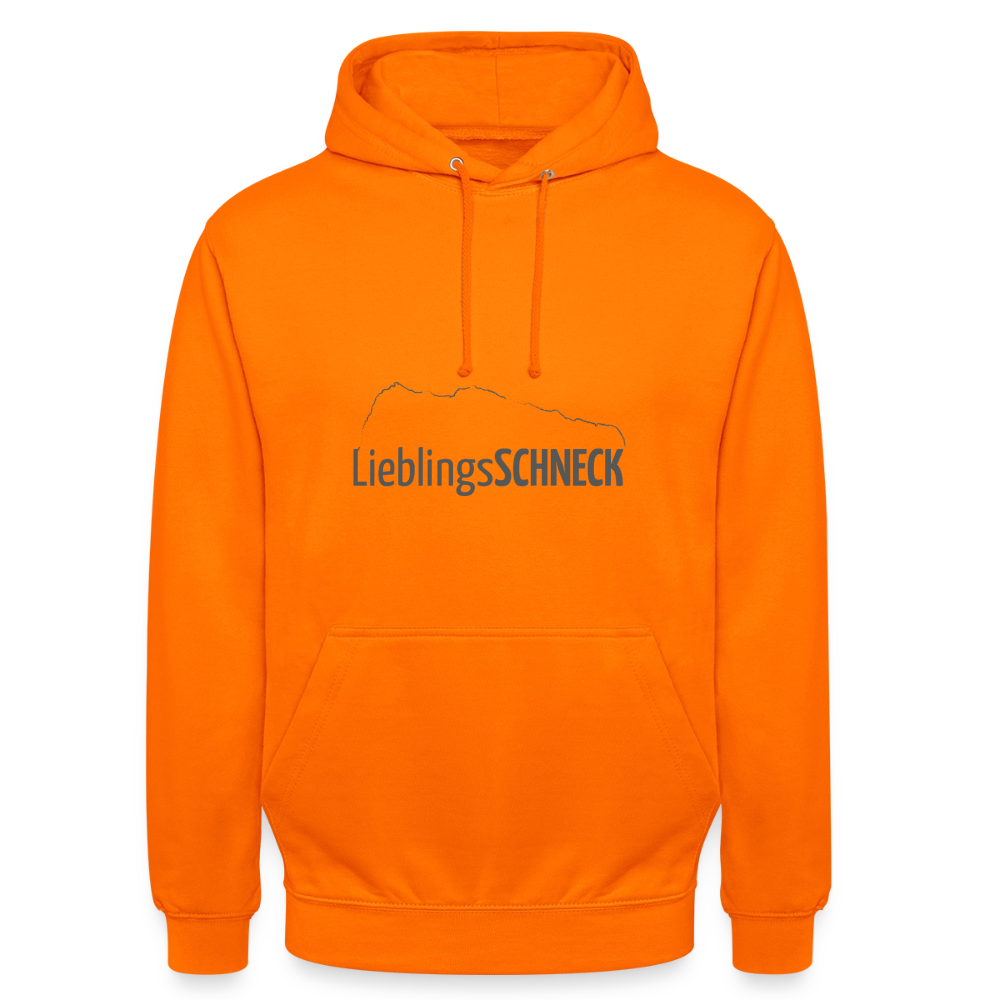 Unisex Hoodie | LieblingsSCHNECK - Orange
