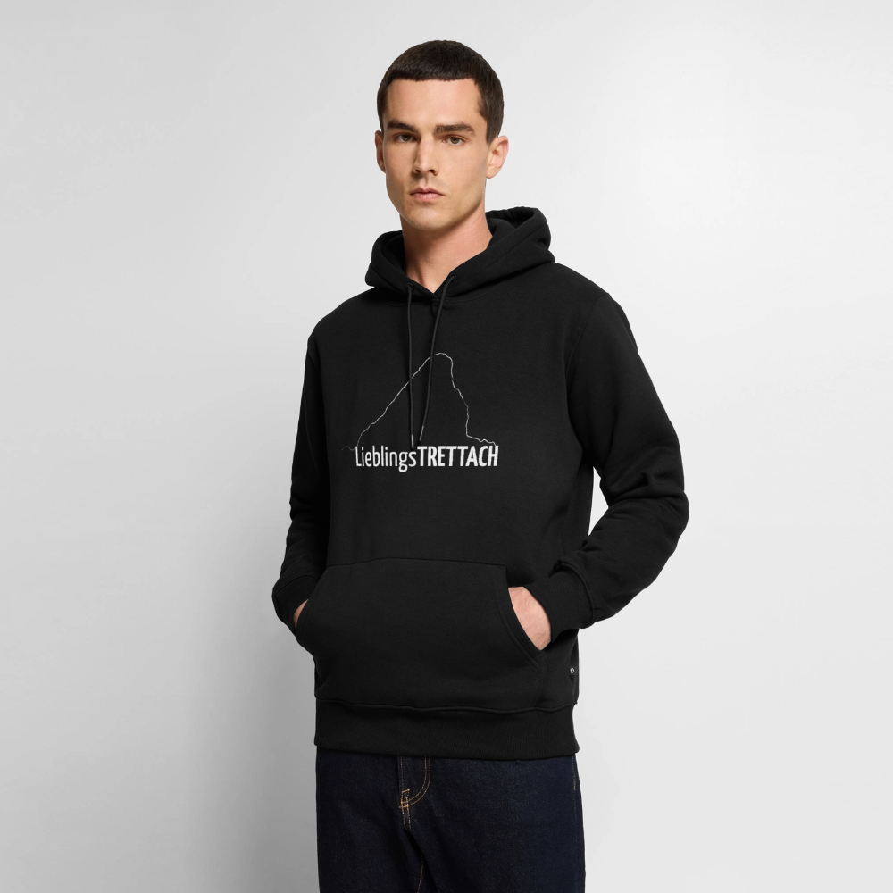 Männer Premium Hoodie | LieblingsTRETTACH - Schwarz