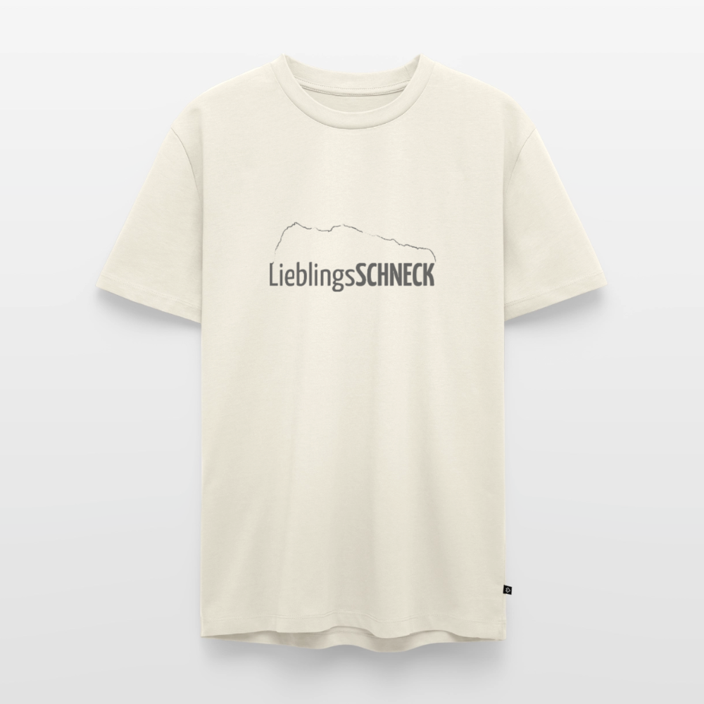 Männer Premium T-Shirt | LieblingsSCHNECK - Naturweiß