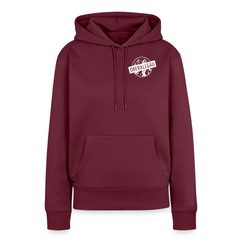 Frauen Premium Hoodie | OBERALLGÄU - Burgunderrot