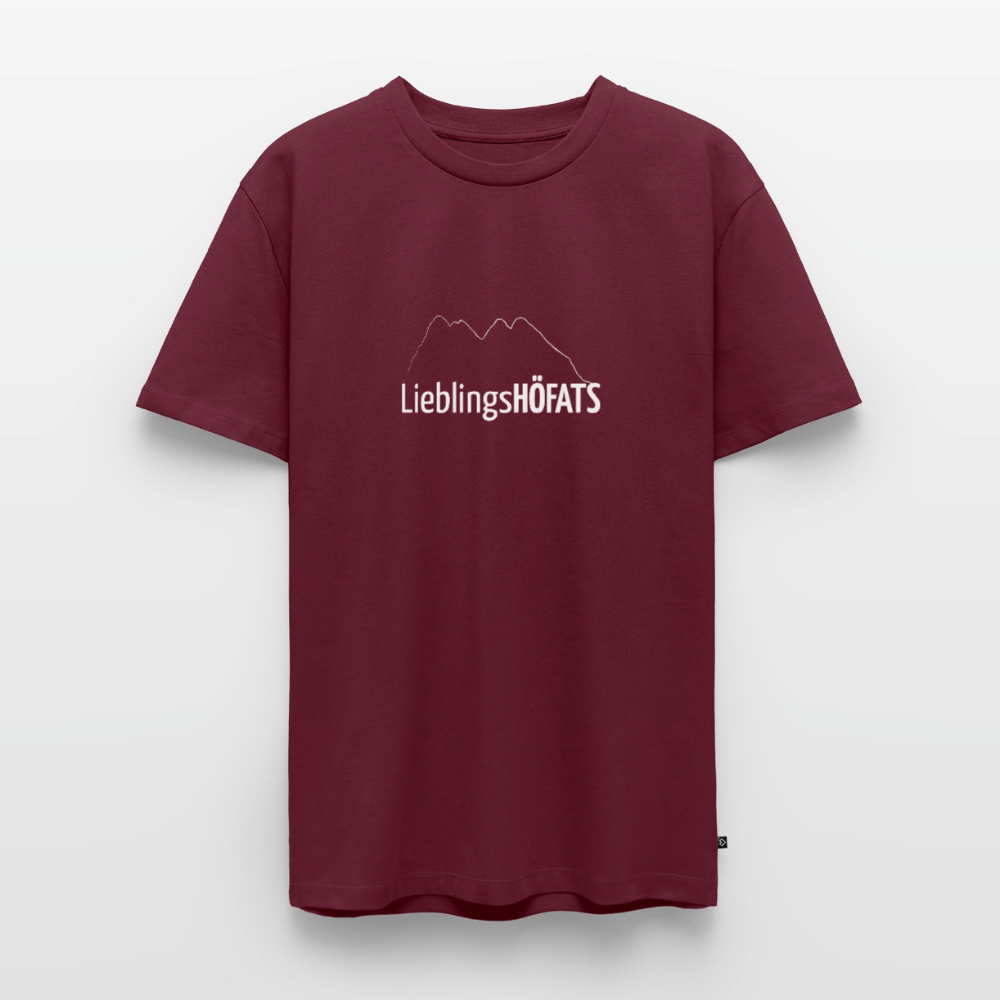 Männer Premium T-Shirt | LieblingsHÖFATS - Burgunderrot
