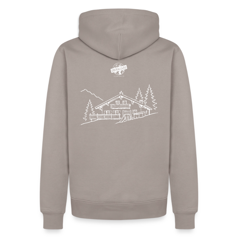 Männer Premium Hoodie | Untere Ochsenalpe - Taupe