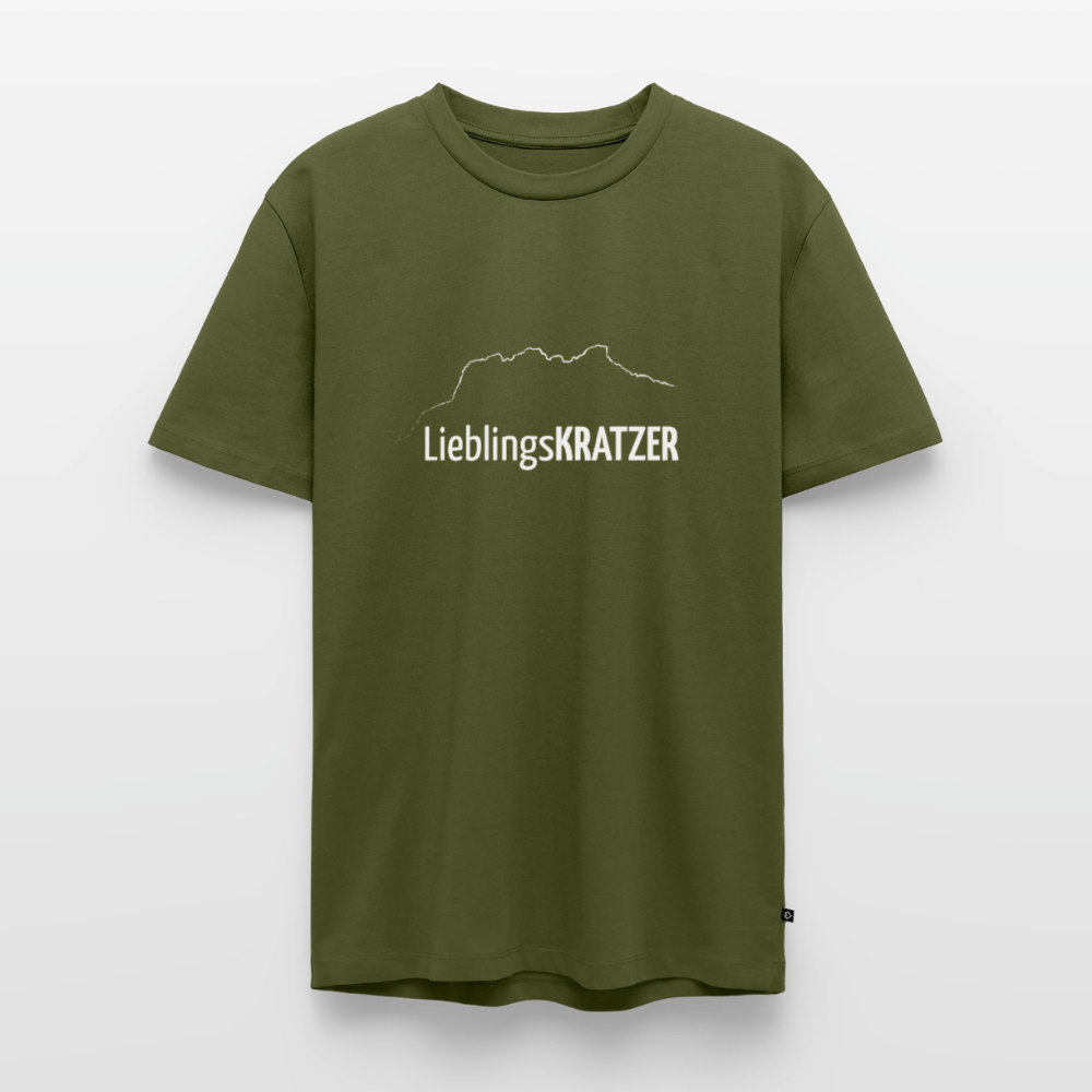 Männer Premium T-Shirt | LieblingsKRATZER - Khaki