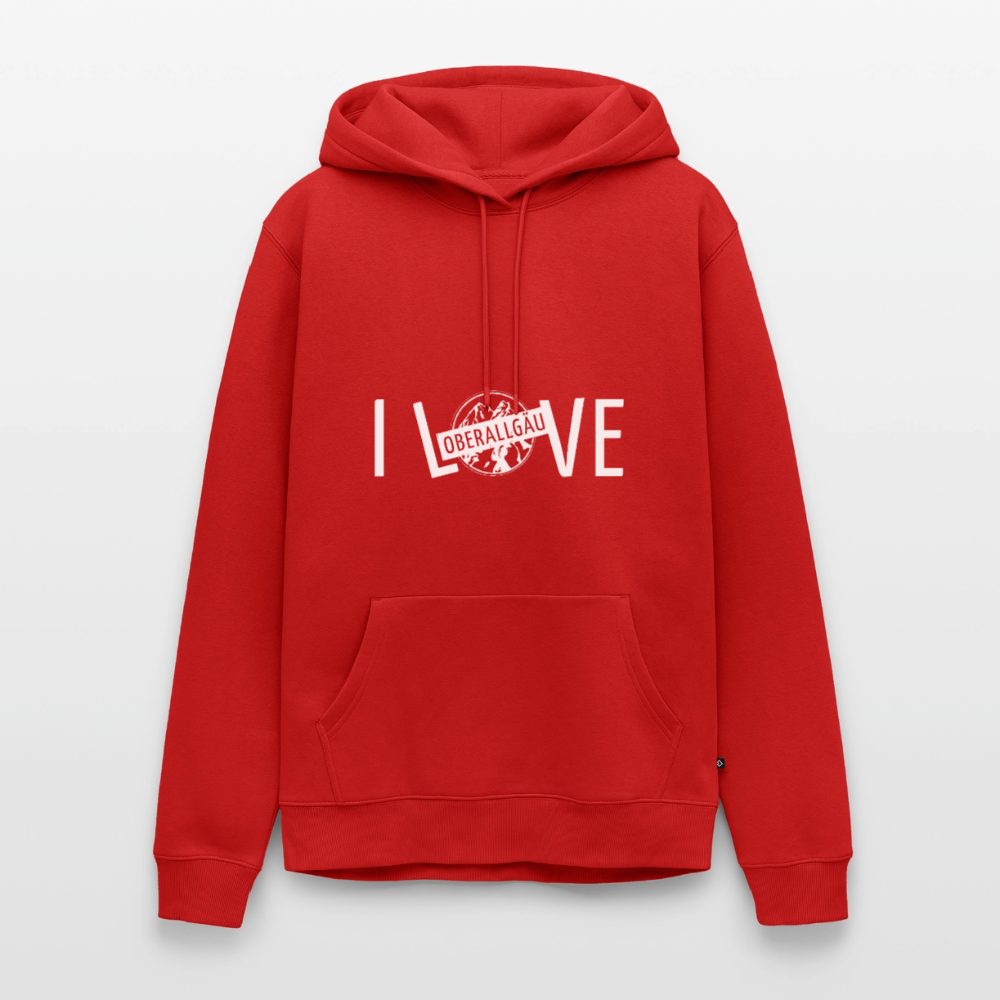 Männer Premium Hoodie | I LOVE - Rot
