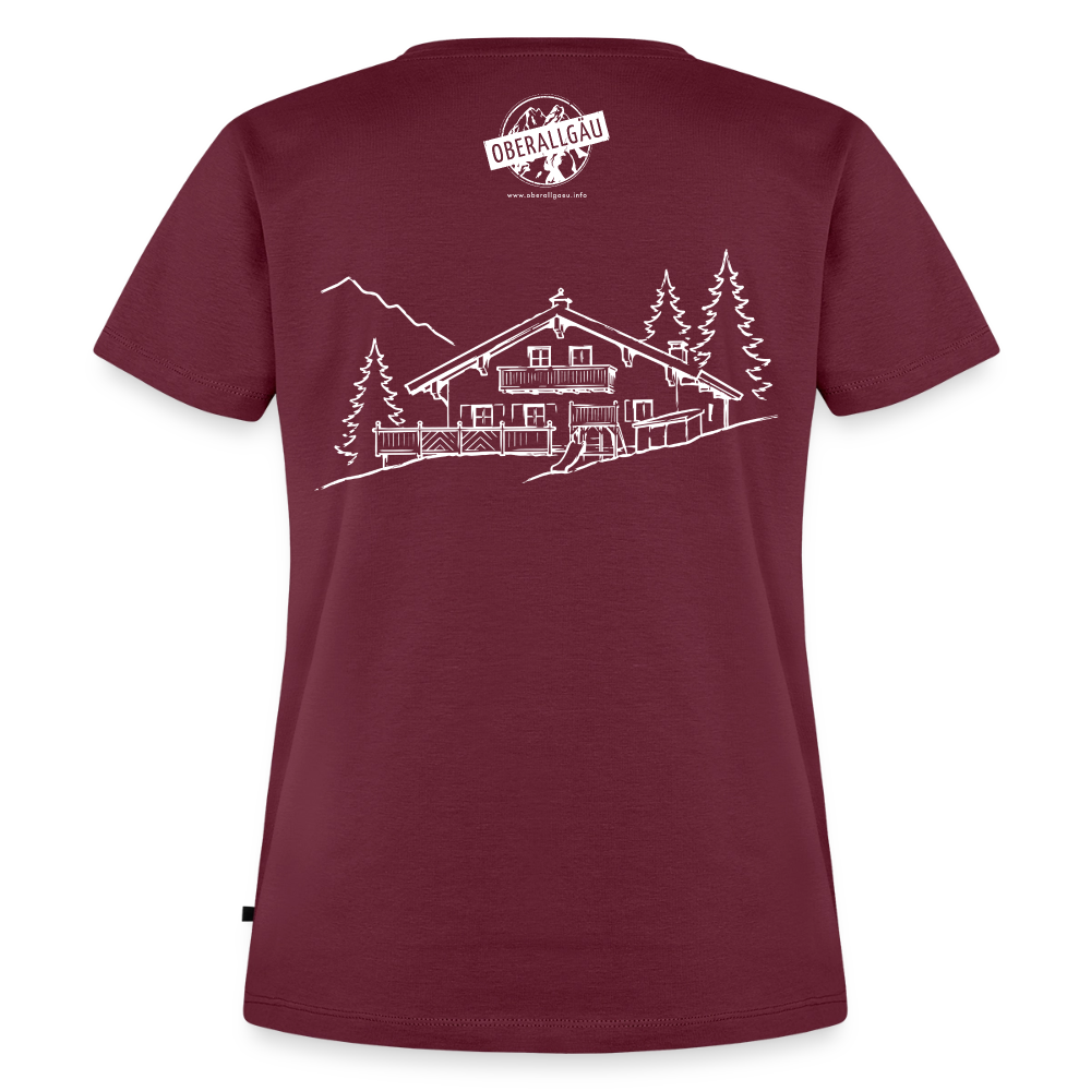 Frauen Premium T-Shirt | Untere Ochsenalpe - Burgunderrot