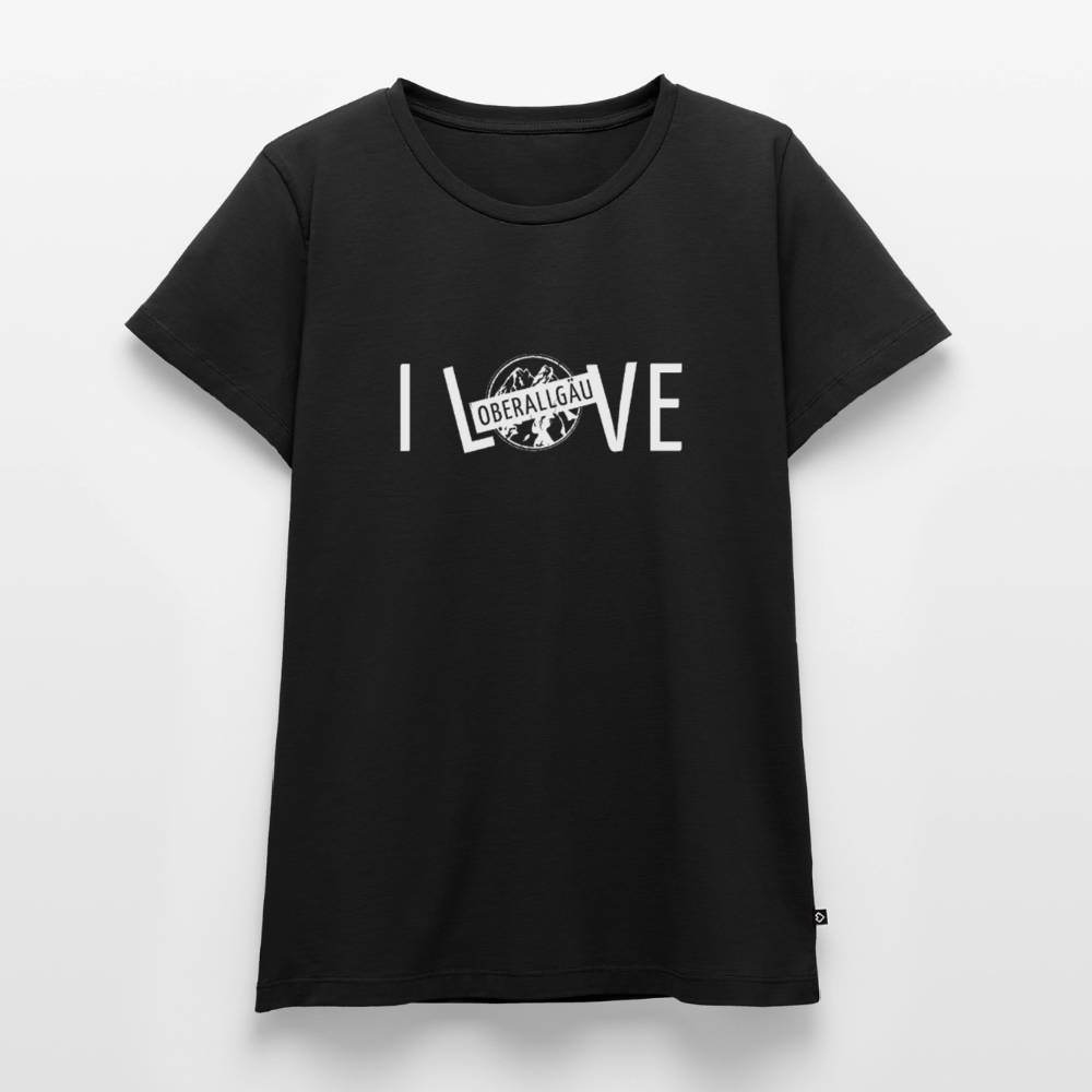 Frauen Premium T-Shirt | I LOVE - Schwarz