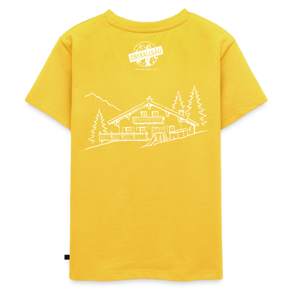 Kinder Premium T-Shirt | Untere Ochsenalpe - Sonnengelb