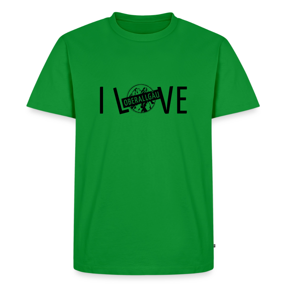 Männer Premium T-Shirt | I LOVE - Grün