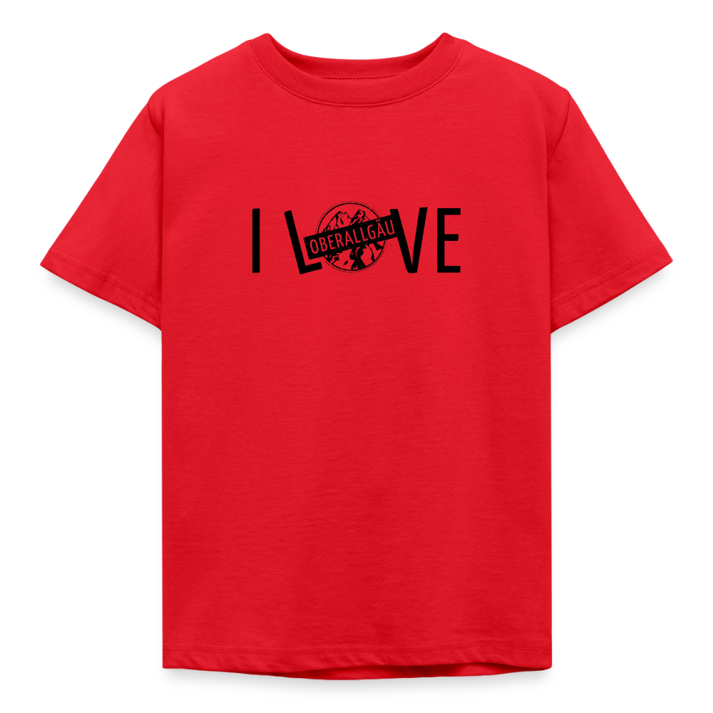 Kinder T-Shirt | I LOVE - Rot