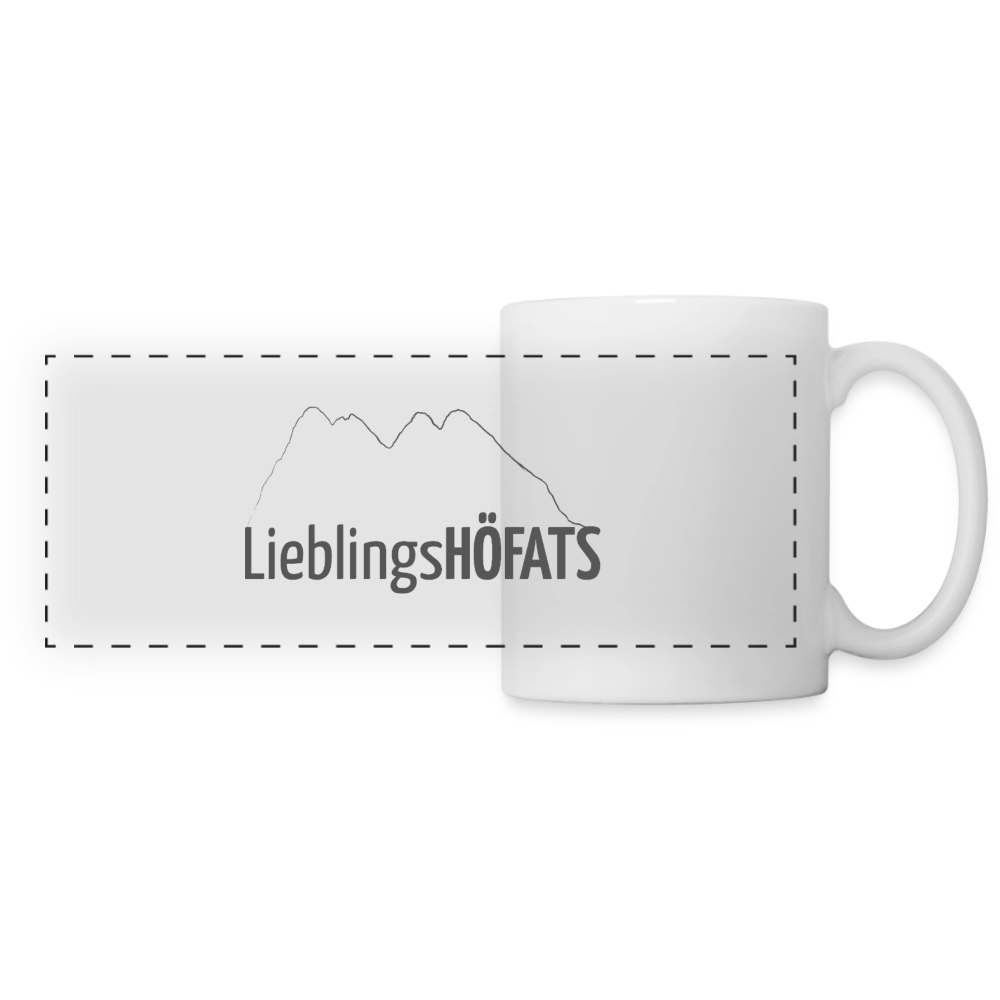 Panoramatasse | LieblingsHÖFATS - Weiß