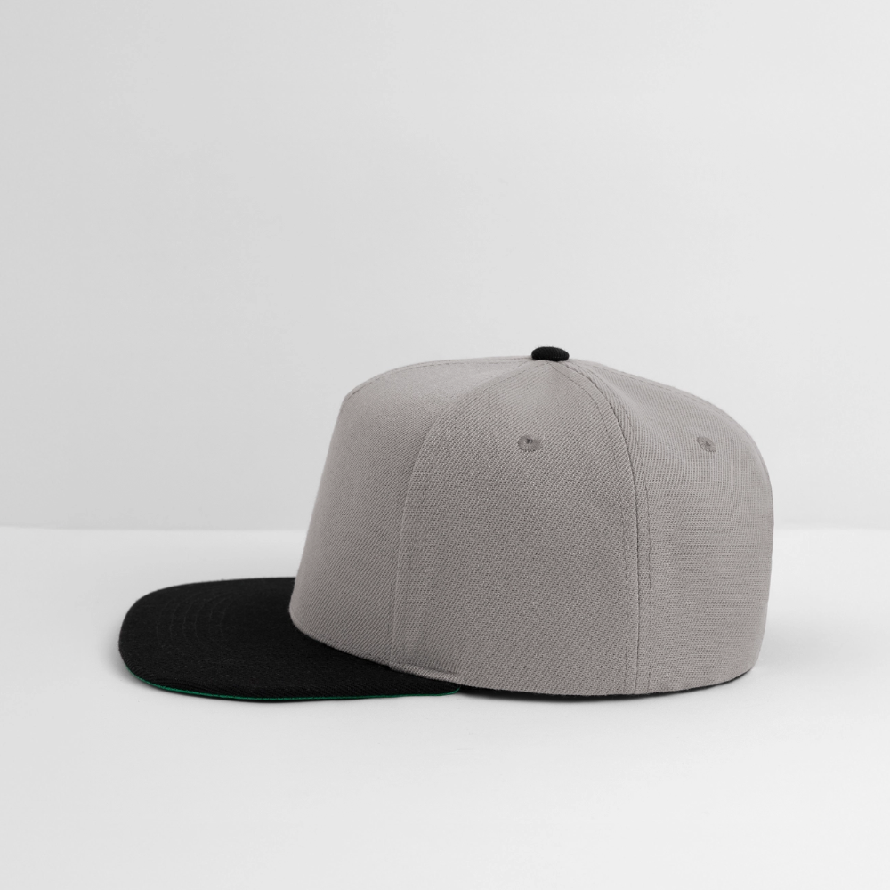 Snapback Cap | Untere Ochsenalpe - Graphit/Schwarz