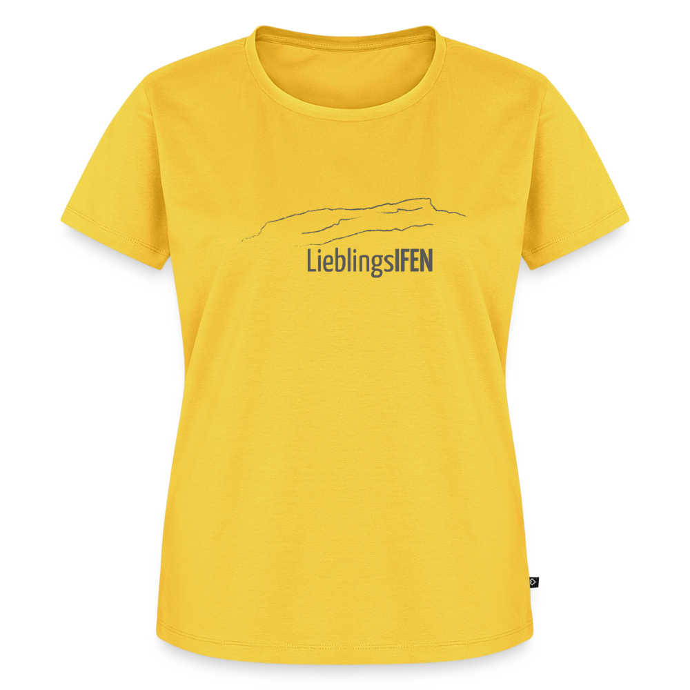 Frauen Premium T-Shirt | LieblingsIFEN - Sonnengelb