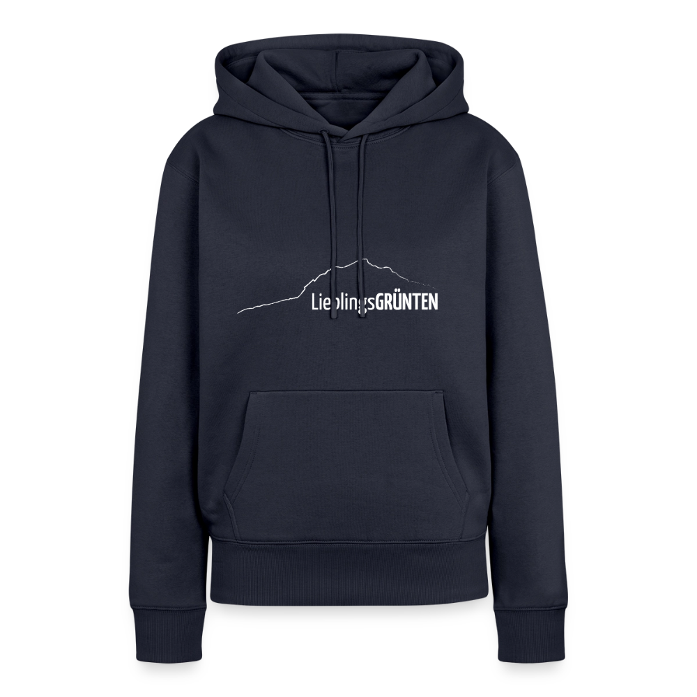 Frauen Premium Hoodie | LieblingsGRÜNTEN - Navy