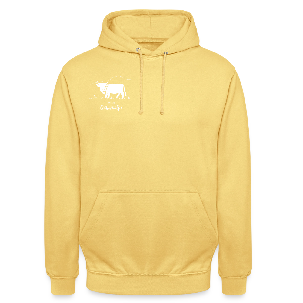 Unisex Hoodie | Untere Ochsenalpe - Zitronengelb