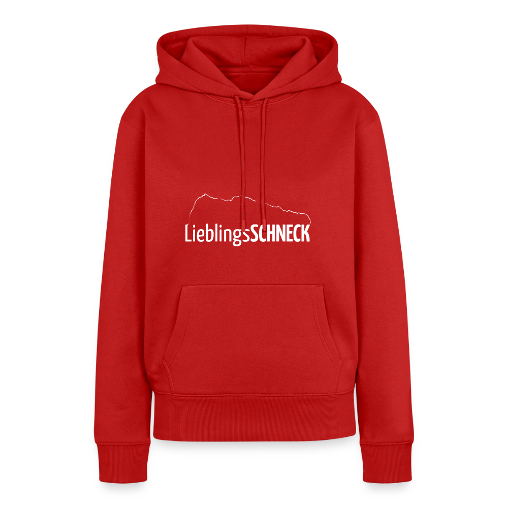 Frauen Premium Hoodie | LieblingsSCHNECK - Rot