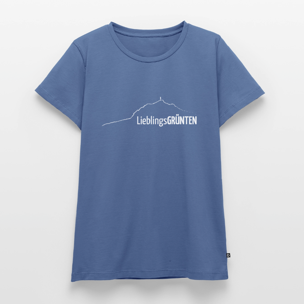 Frauen Premium T-Shirt | LieblingsGRÜNTEN - Taubenblau