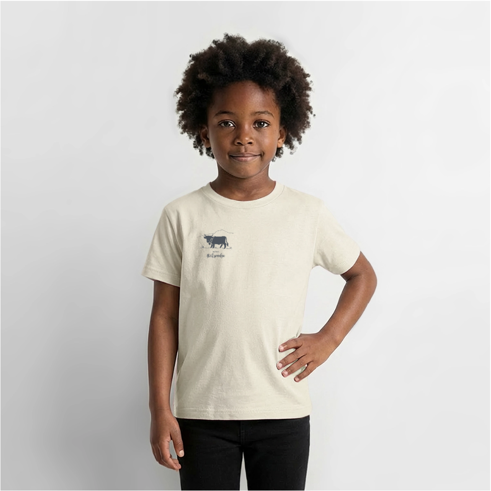 Kinder Premium T-Shirt | Untere Ochsenalpe - Naturweiß