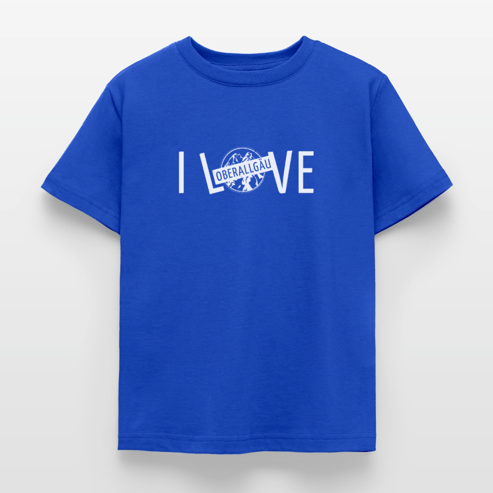 Kinder T-Shirt | I LOVE - Royalblau