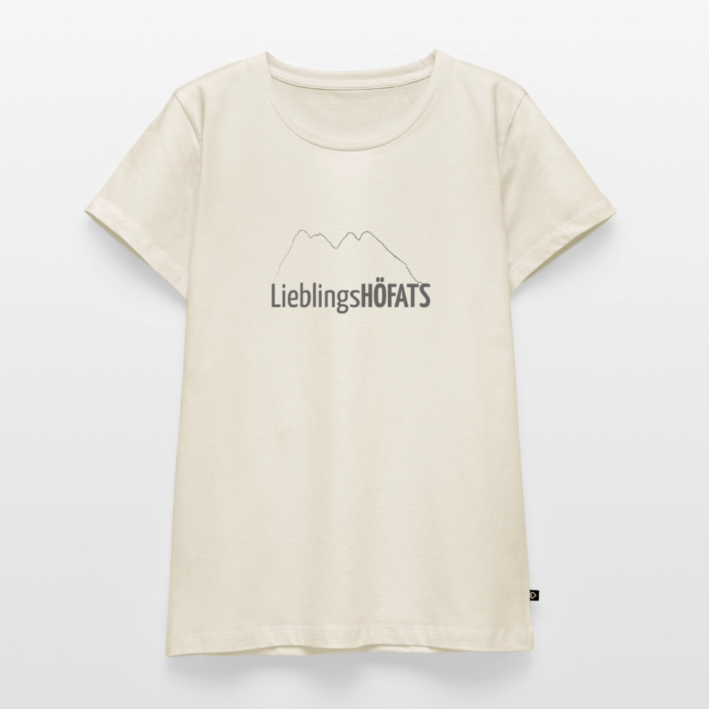 Frauen Premium T-Shirt | LieblingsHÖFATS - Naturweiß