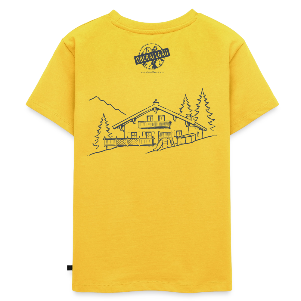 Kinder Premium T-Shirt | Untere Ochsenalpe - Sonnengelb